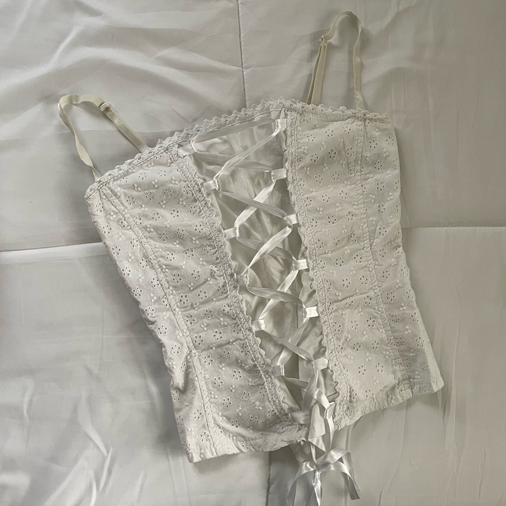 Vintage corset style top